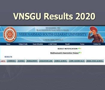 vnsgu result notification